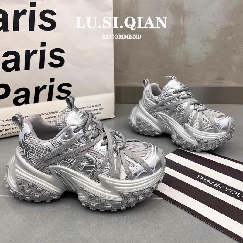 Tire platform women's spring new breathable versatile casual sports shoes