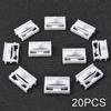 10 X Plastic Side Sill Skirt Trim Clip Fasteners White For 3Series E36 E46