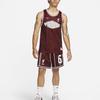 Nike X LeBron Casual Shorts Men's Burgundy Dark Red Moderate DX0144-652