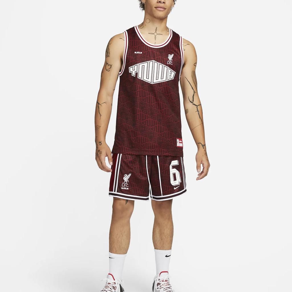 Nike X LeBron Casual Shorts Men's Burgundy Dark Red Moderate DX0144-652