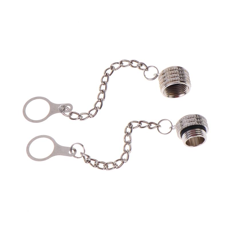 M12 Connector Dust Cover Rust Resistant Metal Waterproof Inner Outer Thread Cap for Telecommunication Tower Wiring
