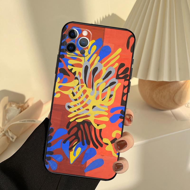 Henri Matisse Art Painting Phone Case For iPhone 16 14 13 12 11 15 17 Pro Max 13 mini 15 16 Plus 16e 17 Air Cover Funda