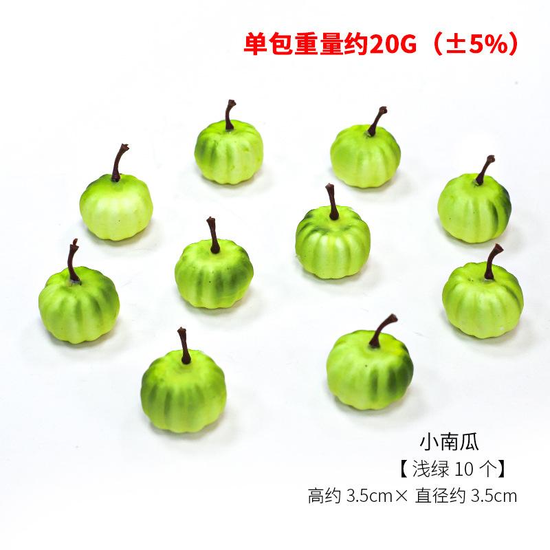 Simulation Pumpkin Model Halloween Decoration Prop DIY Accessories Desktop Ornament