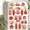 2026 Year of the Horse Magnetic Fridge Magnets & New Year Fu Character Door Stickers