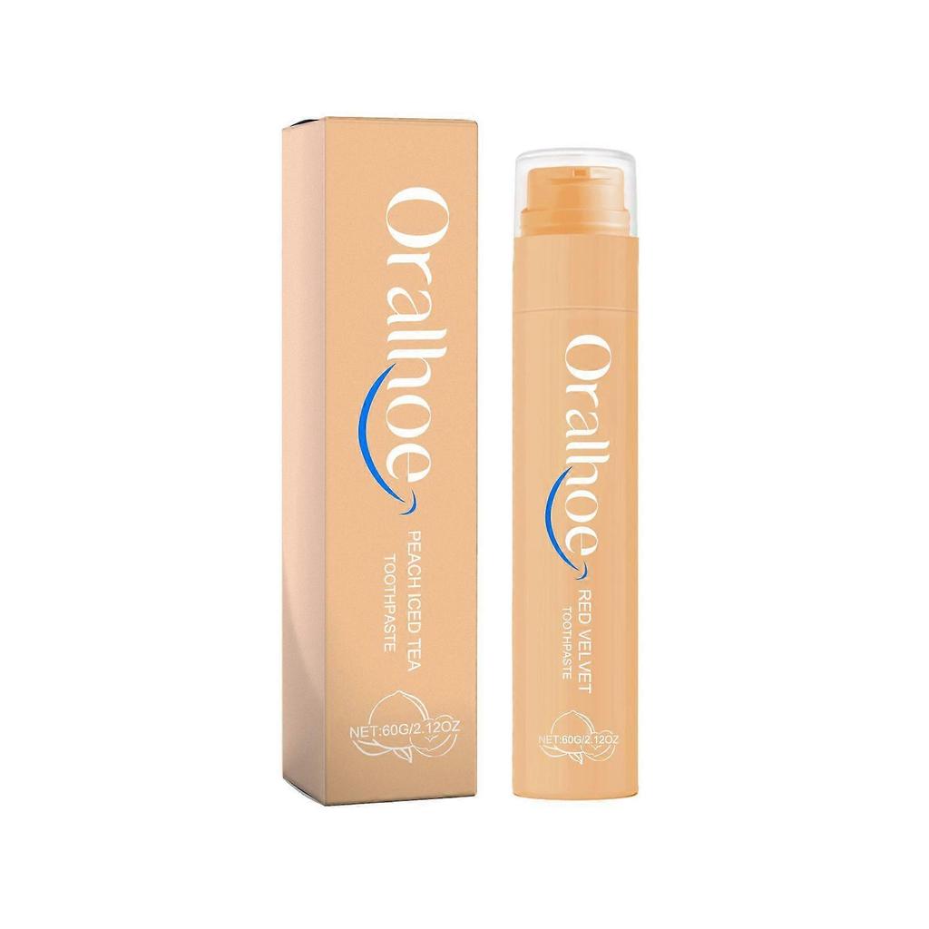 Fruit flavored whitening toothpaste series with multiple flavors, cleans teeth,