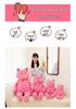 Polka Dot Cat Plush Pillow - Cute Sleep/Hug Cushion & Birthday Gift