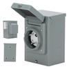 30A Generator Power Inlet Box 125V 3750W Outdoor Weatherproof Socket Accessory for RV