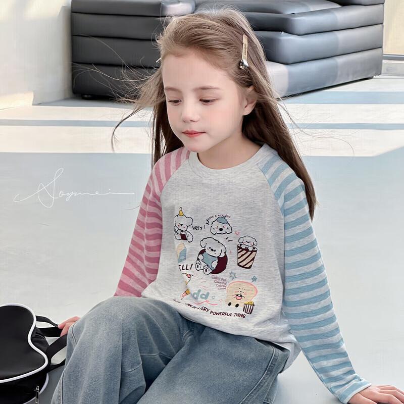 TUTU KIDS Girls  Raglan Long Sleeve T-Shirt 150