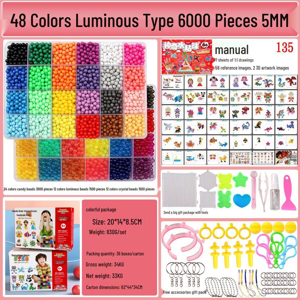 Mist Magic Water Soluble Sticky Beads DIY Handmade Toy