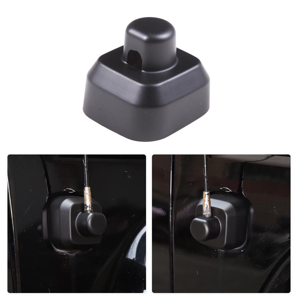 Matte Black Side Antenna Base Bezel Cover Trim For Hummer H3 2005-2009