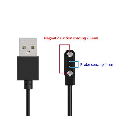 2 Pins 4Pins Smartwatch Dock Magnetischer Ladeadapter USB Ladekabel für Smartwatch Stromladekabel Zubehör