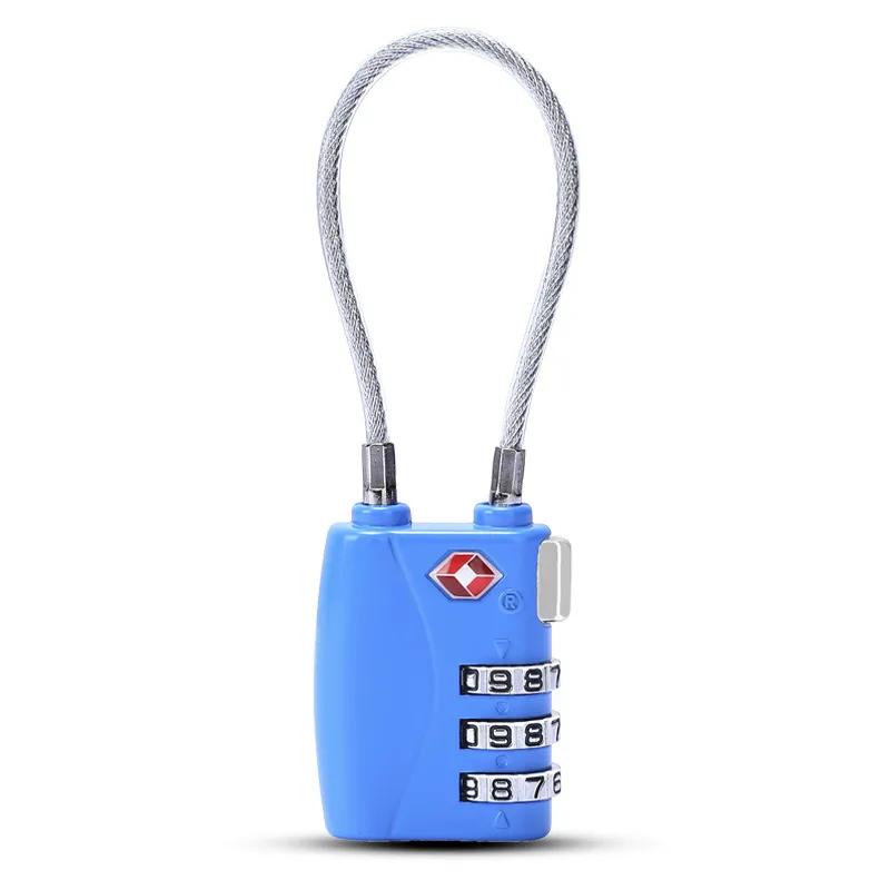 TSA Customs Code Lock Smart Electronic Lock for Travel Luggage Password Changeable Lock Contrast Color Design Padlock