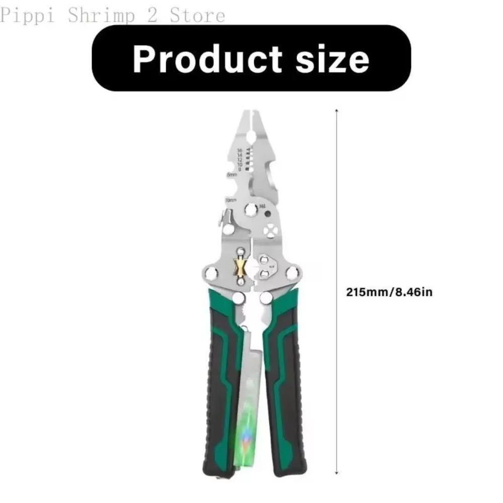 Multifunctional Wire Stripper Electrical Pliers Non-Slip Comfortable Wire Stripping Pliers Cutting Foldable