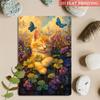 Cat Kitten In Garden Printing Tin Sign Vintage Animal Metal Plaque Wall Decor for Home Bar Cafe Office Decorative Poster Artwo