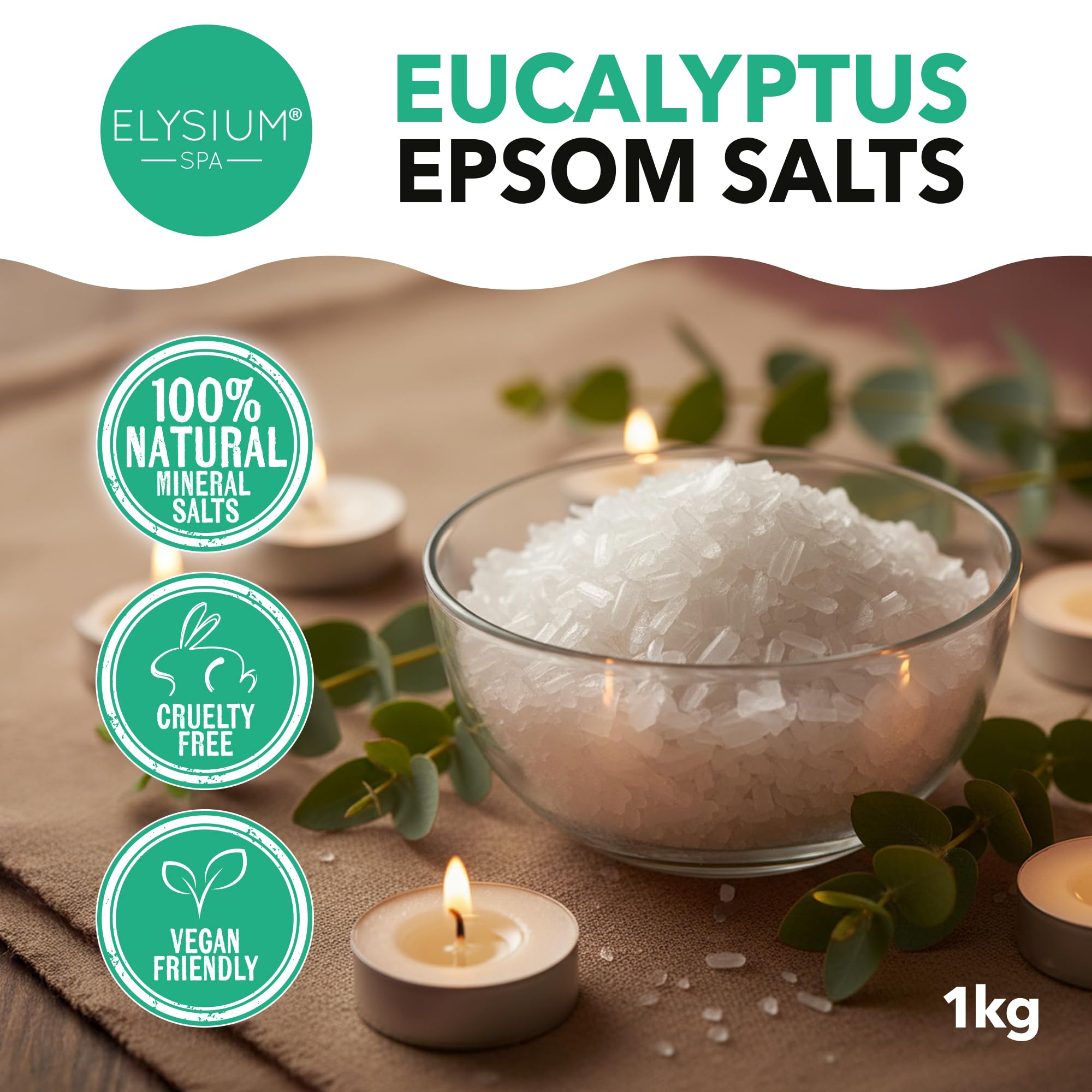 Elysium Spa Epsom Salts Eucalyptus | 1 Kg