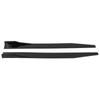 2pcs Car Side Skirt Splitter Lip Winglet Diffuser Universal for Sedan and Hatchback 120cm 47.2in Glossy Black