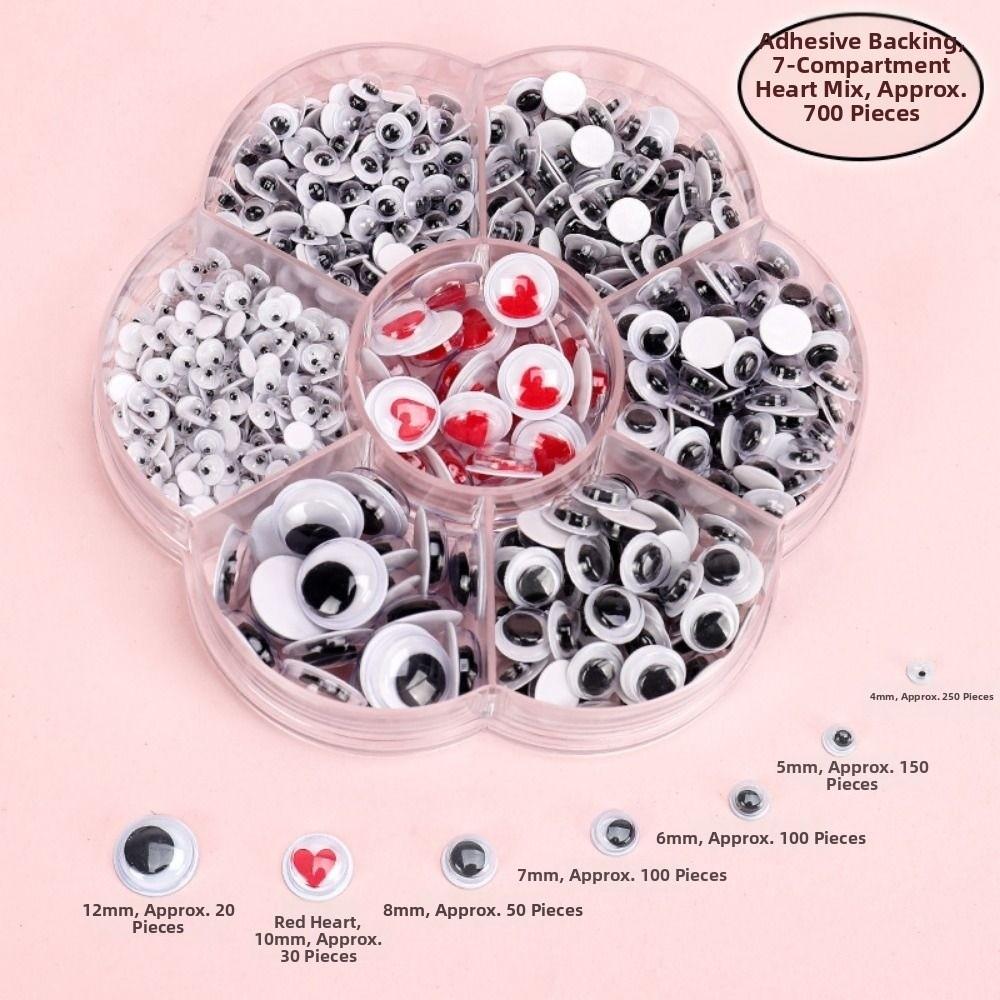50/100pcs/bag DIY Colorful Activity Eyeballs Plastic Dolls Eyes Accessories Toys