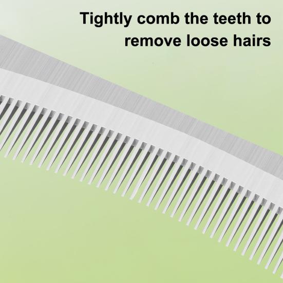 Pet Detangling Comb Self-Cleaning Cat Deshedding Brush Curved Head Pet Grooming Brush Removes Loose