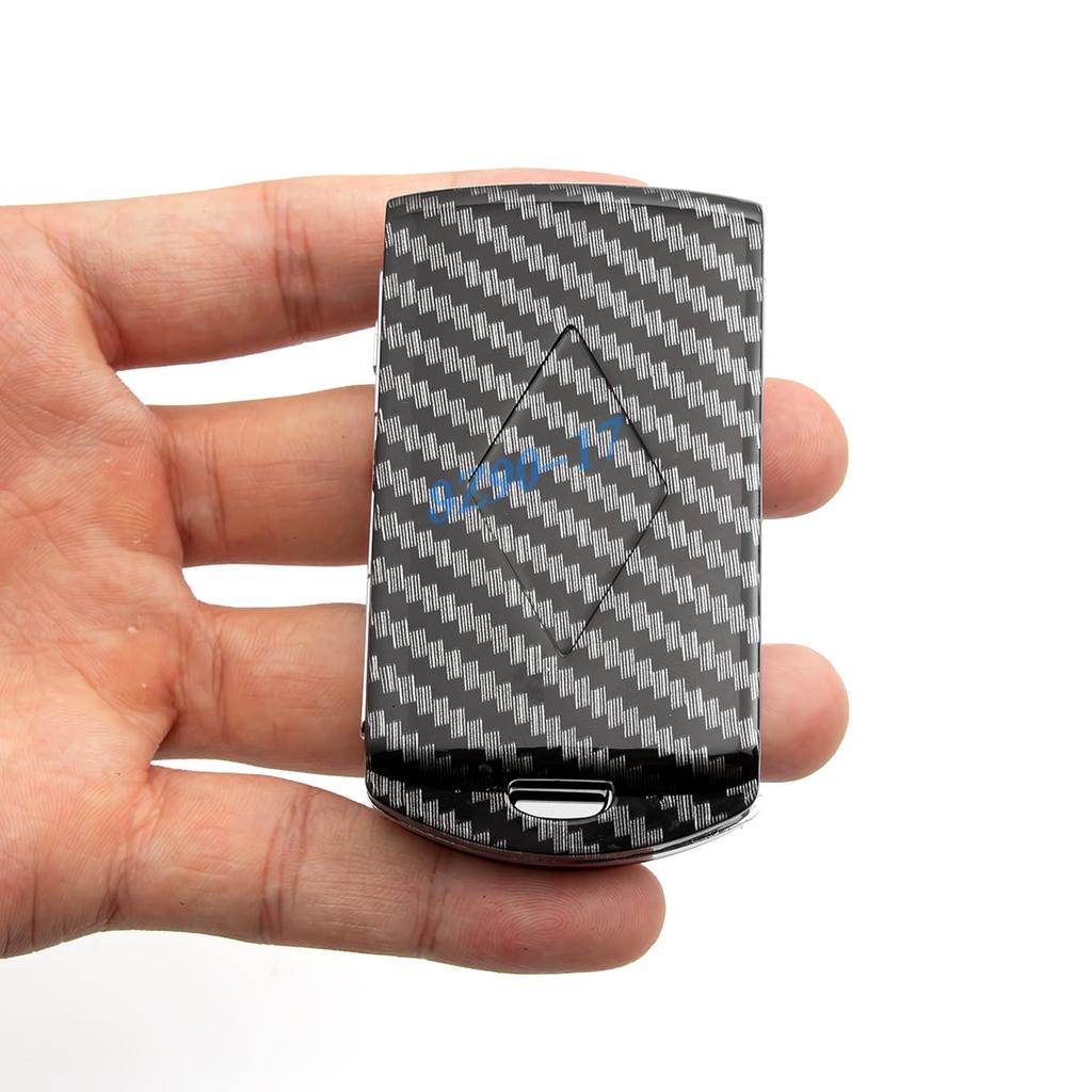 Abs Carbon Fiber Car Smart Key Cover Case Keychain For - Volvo C40 S60 V60 S90 V90 Xc40 Xc60 Xc90