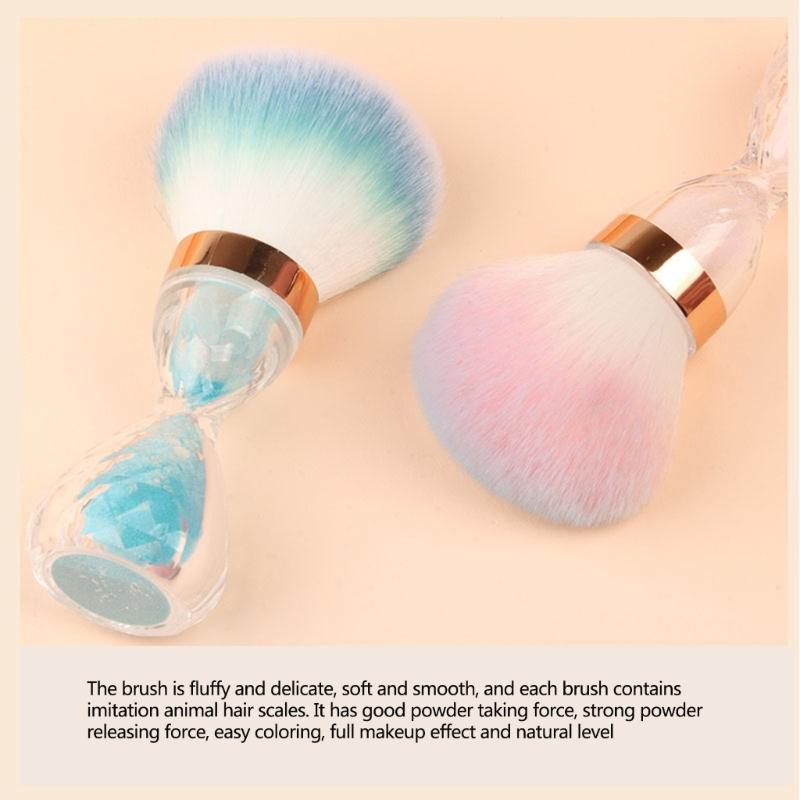 Nail Art Dust Powder Remover Brush Nail Art Dust Cleaner Brush Blusher Powder Brush Makeup Brushes Nail Art Tools Gifts