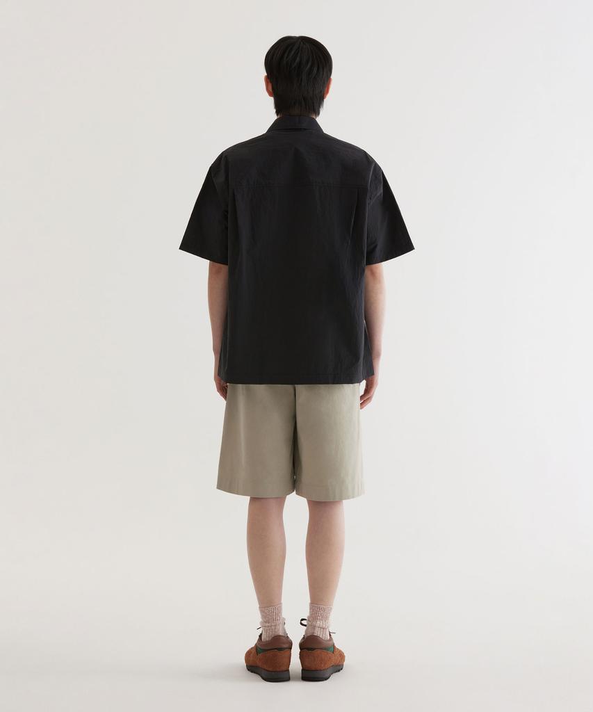 COVERNAT Nylon Fatigue Half Shirt Black