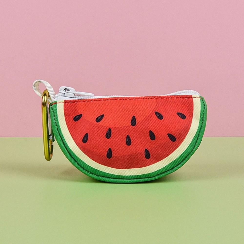 

Watermelon Shape Pet Garbage Bag Dispenser Colorful Pet Poop Bag Holder Park червоний