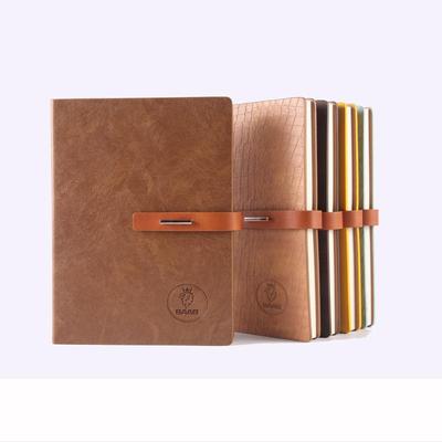 Blok A5 Business Office s pevnou vazbou a přezkou - Kreativní zápisník z imitace kůže a PU s vlastním logem