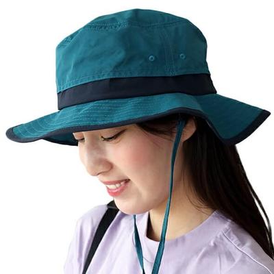 Safarihut für Damen und Frühling und UV UV-Schutz Groß Breit Groß Sonne Strand Outdoor M Größe Türkis x Marineblau [DreamHats] Wasserabweisend Herren,