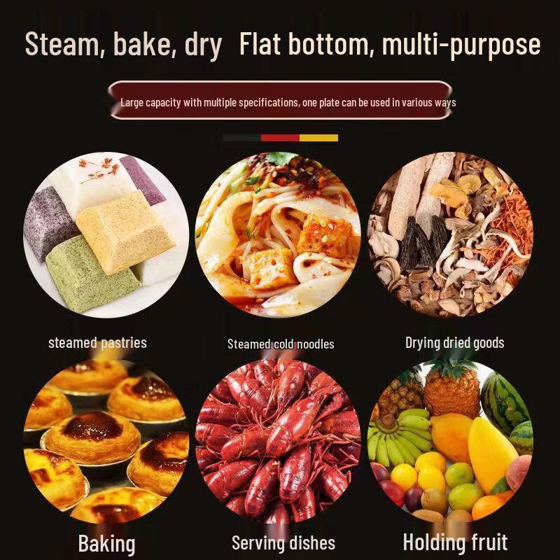 Stainless Steel Round Steaming Tray