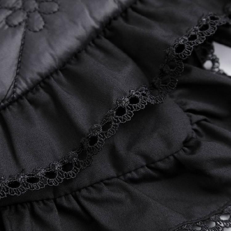 Sophisticated Sequins Quilted Cape False Collar Chinese Elegant Ruffled Lace Layering Shawl Clothing Accessory for Dress