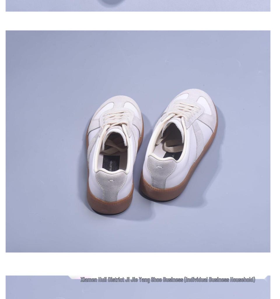 Dexun Women's Genuine Cowhide White Flat Shoes - New for Spring & Autumn 2025, Casual & Versatile.