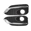 Fog Light Bumper Grille Lid Frame Chrome Bezel Cover For Honda Accord Crosstour 2013-2018