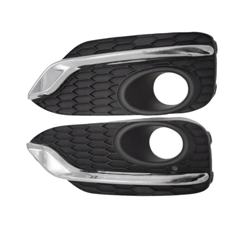 Fog Light Bumper Grille Lid Frame Chrome Bezel Cover For Honda Accord Crosstour 2013-2018