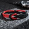 Handmade Advanced Men Wrist Accessories Bracelet 4mm String Classic Contrasting Color Design Charm Braclet Adjustable Unfading