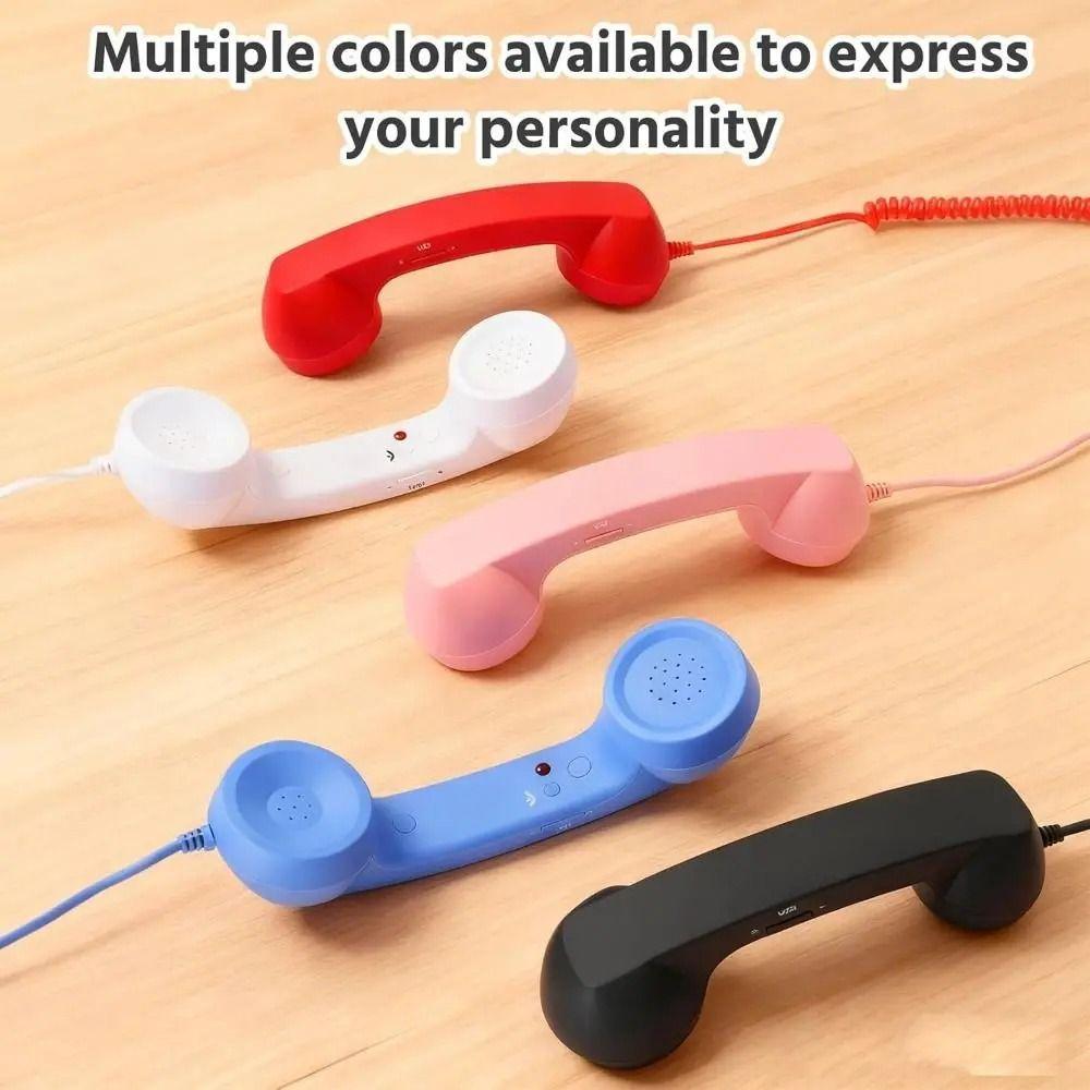 Auricolare retrò per telefono Type-C/3.5mm Ricevitore portatile Auricolare per cellulare Tipo universale Type-C
