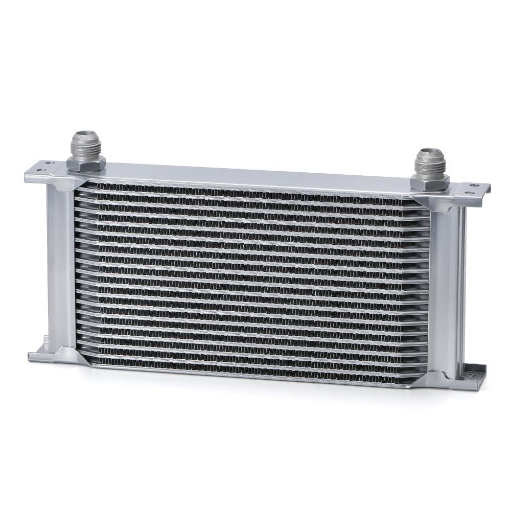 

19-рядный универсальный масляный радиатор AN-10AN Масляный радиатор трансмиссии двигателя серебряный