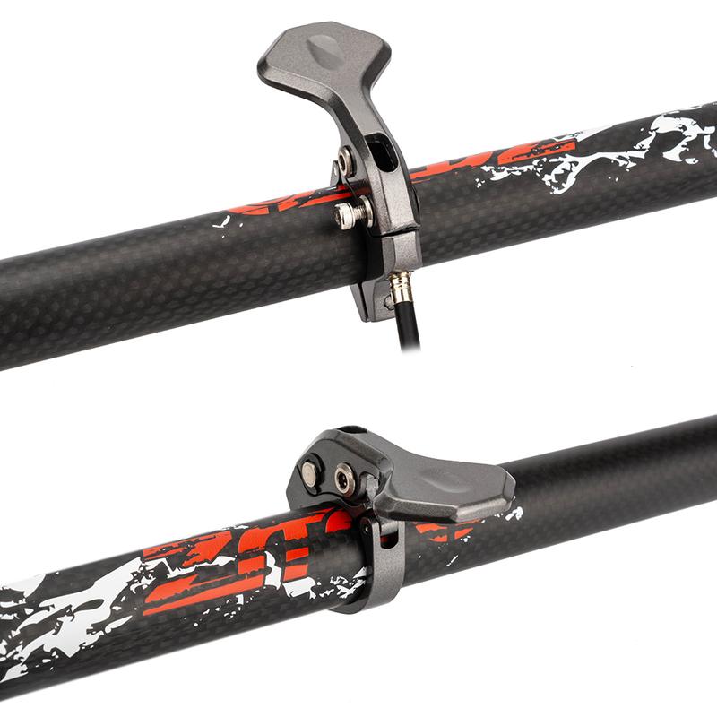 ZTTO MTB Bike Dropper Seatpost Adjustable Suspension Seat Post Tube 30.9mm 31.6mm Internal Routing Cable Remote 100mm Travel