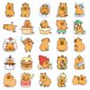 100 Capybara Animal Pattern Stickers for Laptops, Luggage, and Water Bottles