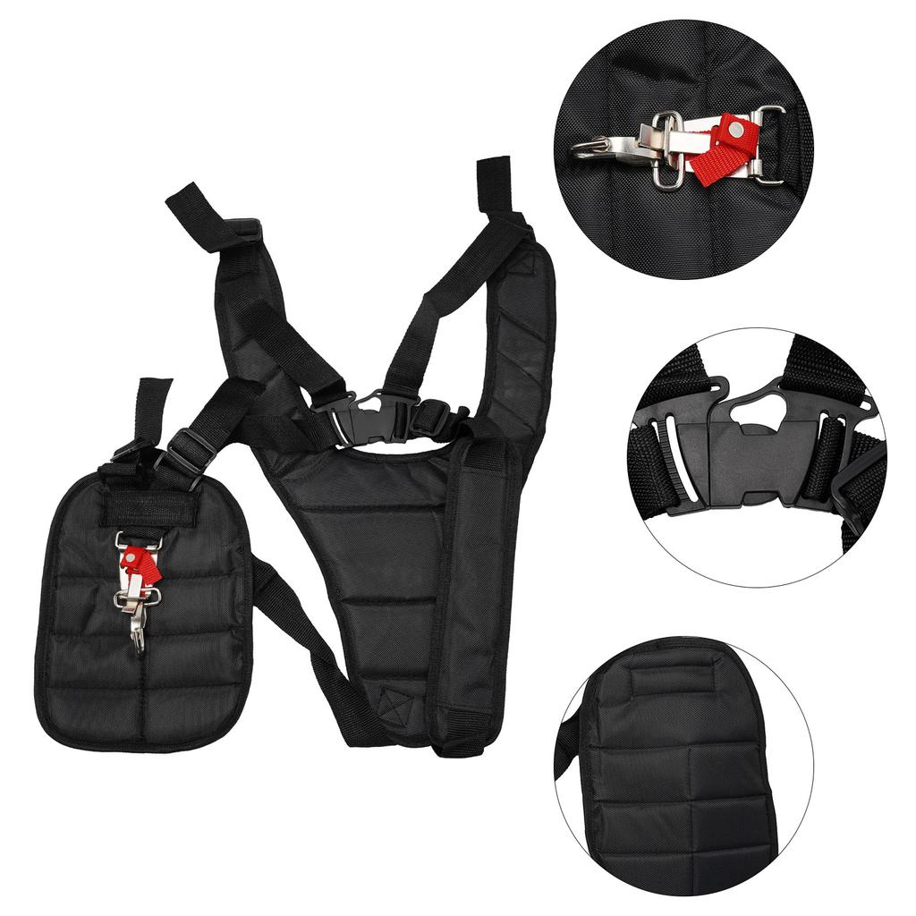 Adjustable Double Shoulder Support Harness Compatible with For Brushcutters & For Snipper Trimmers Easy Adjustments