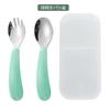 2pcs/Set Baby Gadget Tableware Children Utensil Stainles Steel Toddler Dinnerware Cutlery Cartoon Infant Food Feeding Spoon Fork