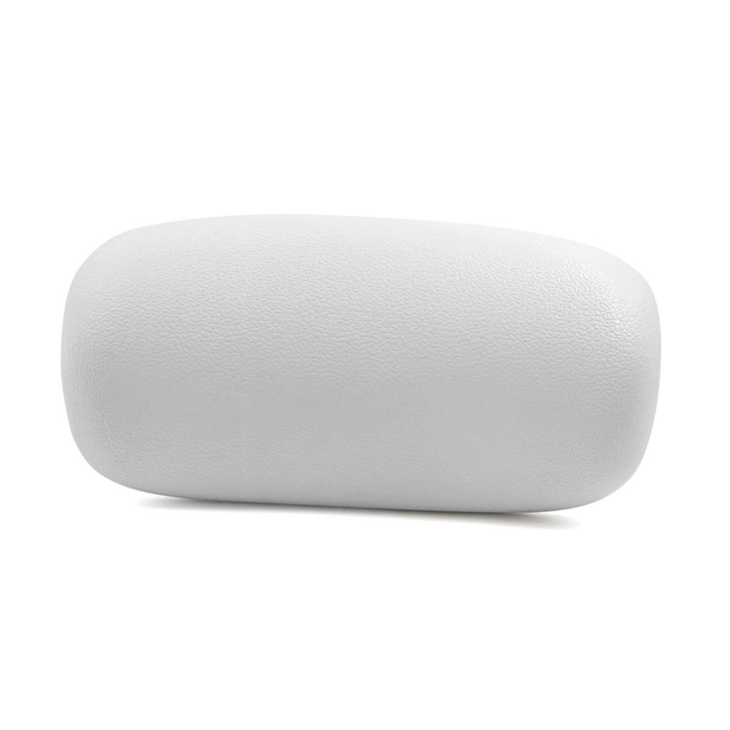 uxcell Bath Pillow, Head and Back Cushion, Soft Foam Padded, White, 23x13.5cm
