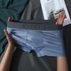 Men's Striped Mid-Waist Boxer Briefs - Comfortable & Breathable Four-Corner Youth Shorts