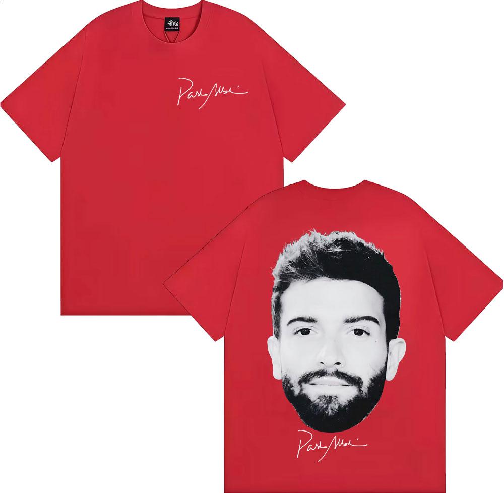 Rapper Pablo Alborán Global Tour Kmo Face Graphic T Shirts Men Women Clothes Gothic Vintage High Street T-shirts Comfort T-shirt S