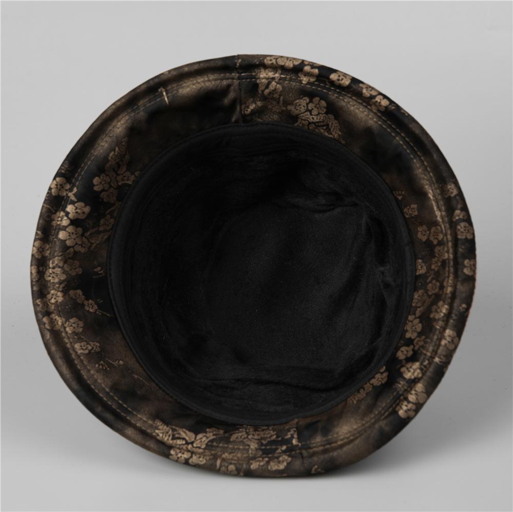 Middle-Aged Mother Hat Ladies Season Casual Warm Bucket Hat Grandma Old Man Foreign Air Basin Hat