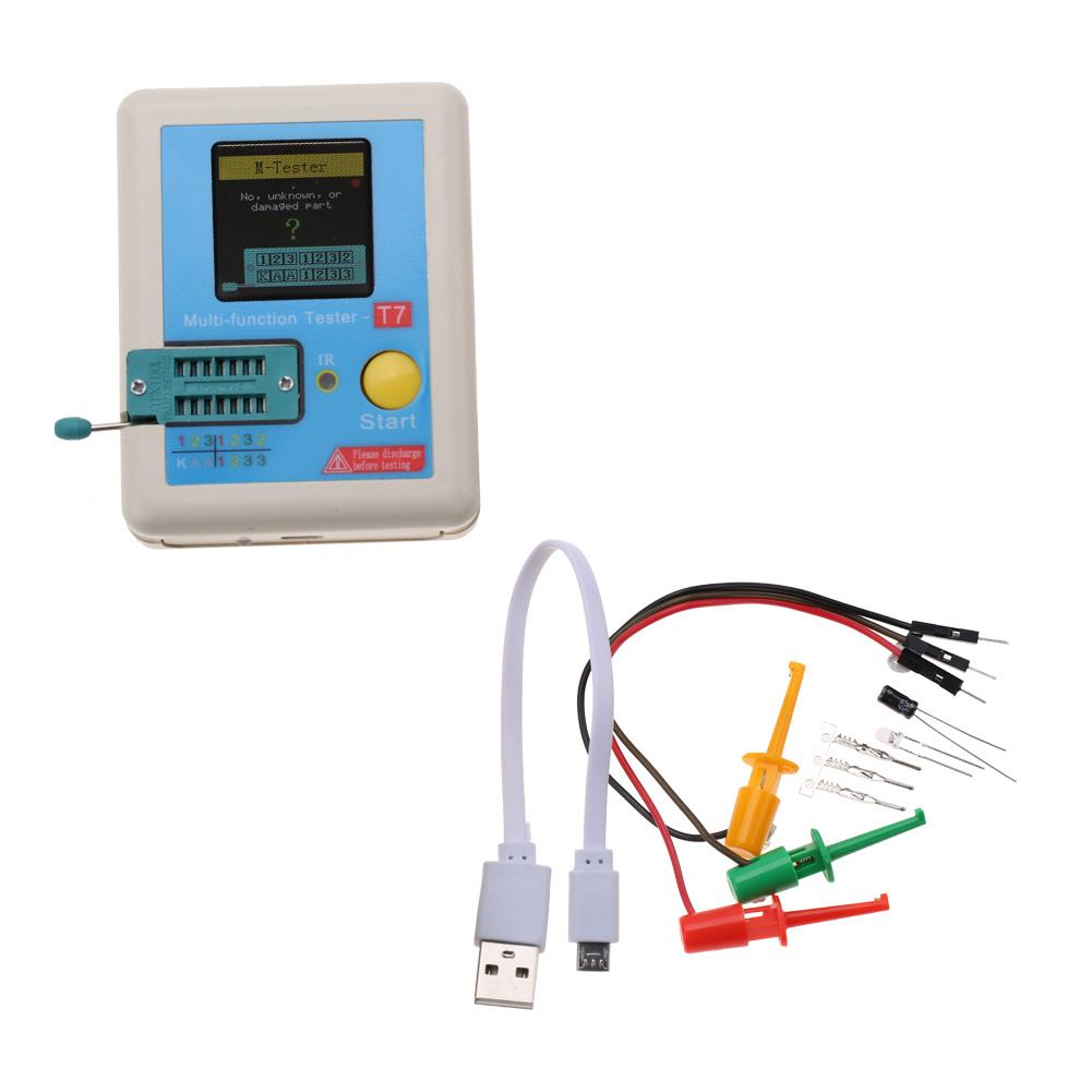 LCr  T7 TFT Transistor Tester Full Color Graphic Display Multifunction Test
