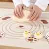 Yousheng Silicone Pad Baking Mat Sheet Kneading Dough Mat with Measurement Kitchen Rolling Mat Cookies Pizza Fondant Making Mat