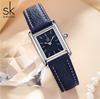 Women's Square Quartz Watch with Genuine Leather Strap – Simple, Fashionable & High-End Feel
