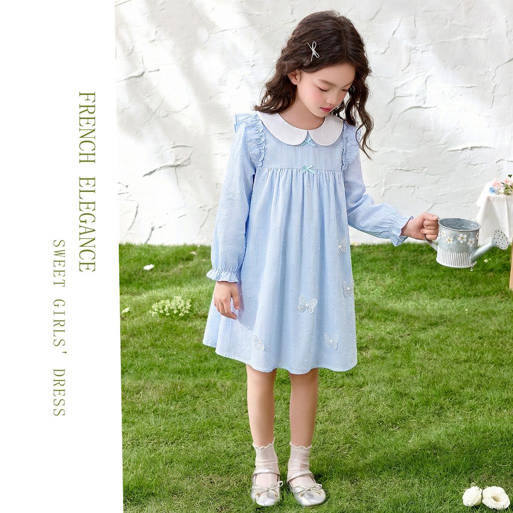 French Doll Collar Princess Dress for Girls