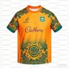 Australia Rugby Jersey Breathable Training Football Shirt Kangaroos Wallabies Retro Short Sleeve Uniform for Fans FamilyMatching