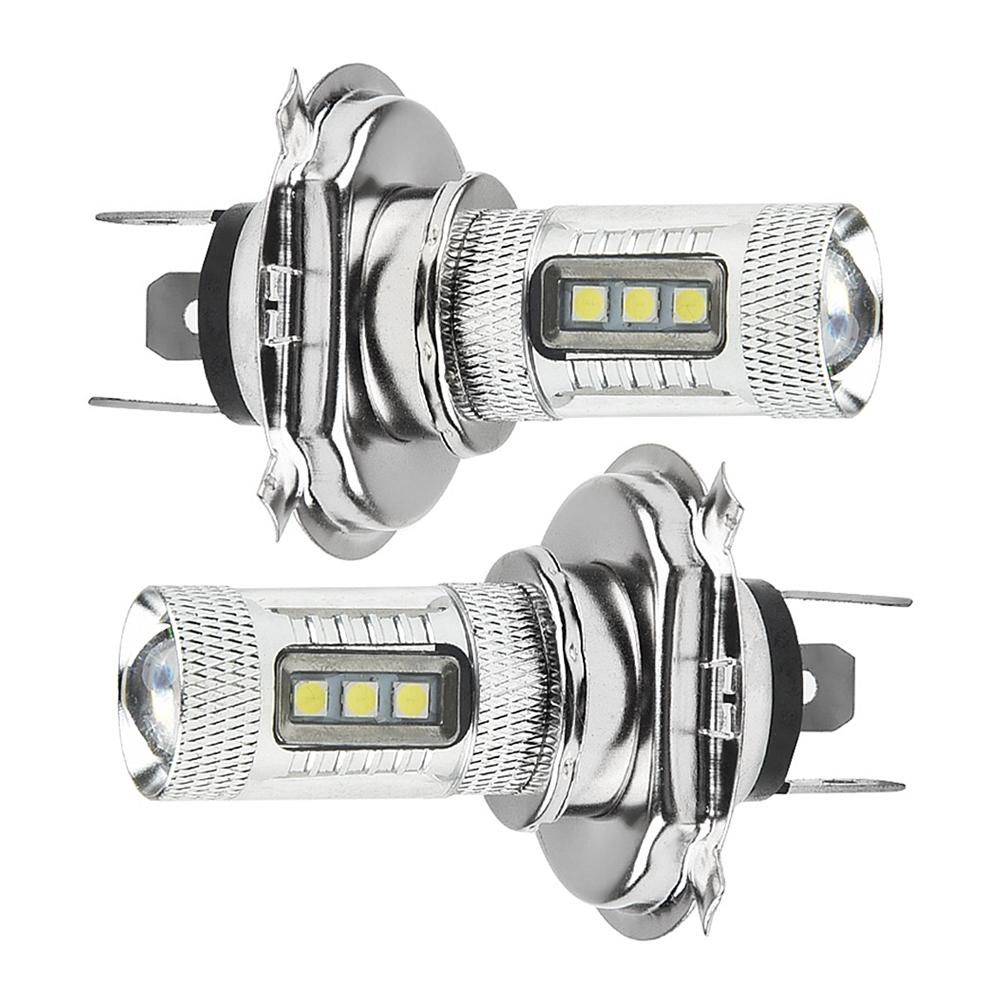 White H4 9003 HB2 Fog Driving Light LED Headlight 80W High/Low Beam Lamp Bulbs